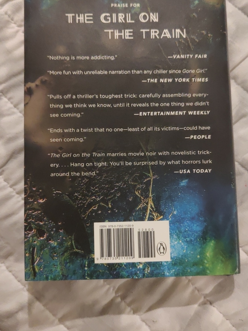 Into the Water by Paula Hawkins psychological thriller novel Hardcover - Picture 2 of 6